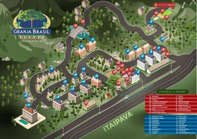 PetrópolisMaravilhoso Flat Em Itaipavaアパートメント エクステリア 写真